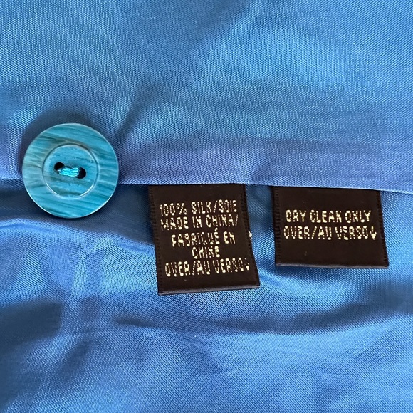 Dana Buchman Silk Jacket 8 - Picture 13 of 15